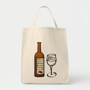 Wine Between Friends Tote Bag