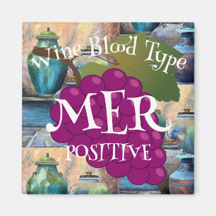 Wine Blood Type Zinfandel Positive o ab b hg Magnet