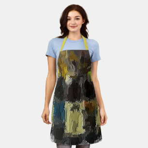 Wine Bottle All-Over Print Apron