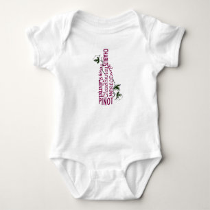 Wine Bottle Baby Bodysuit