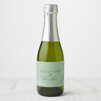 Wine Bottle Candle Label