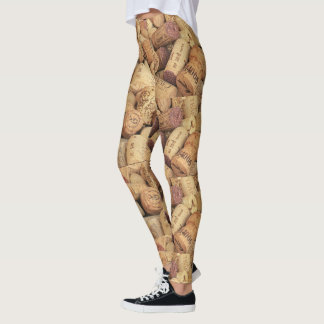 Wine bottle cork leggings