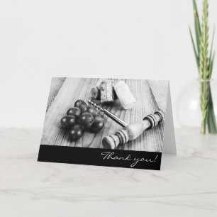 Wine bottle corks thank you card