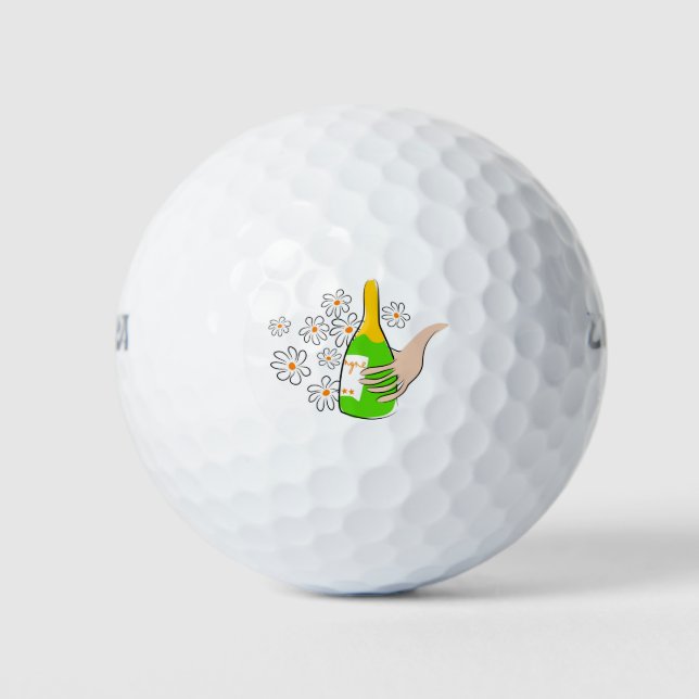 wine bottle golf balls (Front)