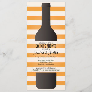 Wine Bottle Invitation