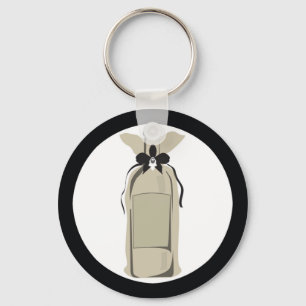 Wine Bottle Key Chain
