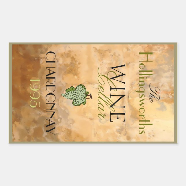 Wine Bottle Label (Front)