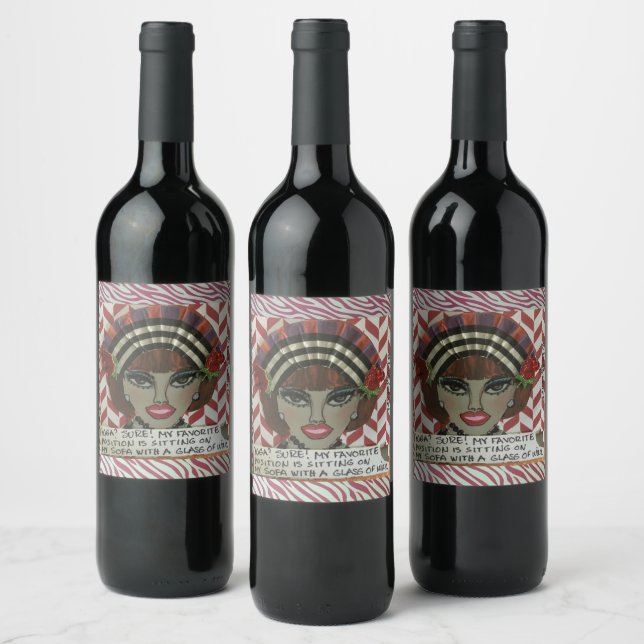 Wine bottle label (Bottles)