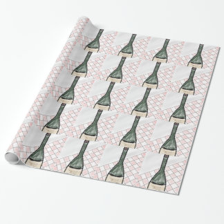 Wine Bottle Wrapping Paper