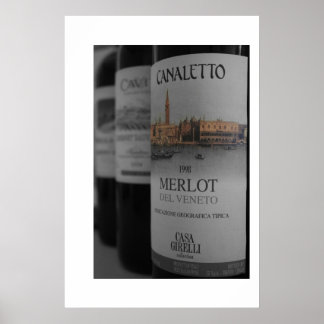 Wine Bottles (canvas) Poster