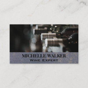 Wine Bottles in Cellar Business Card