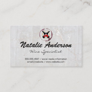 Wine Bottles   Stain   Stone Business Card
