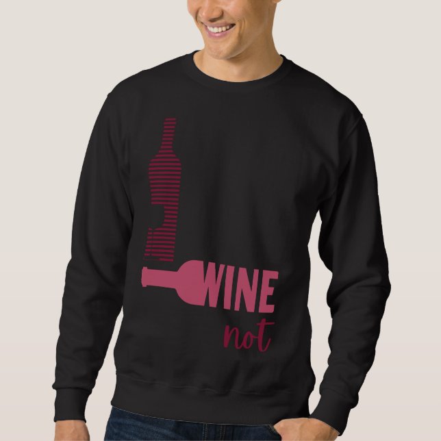 Wine Bottles Sweatshirt (Front)