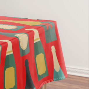 Wine Bottles Tablecloth
