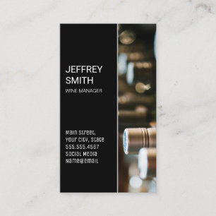 Wine Bottles   Wine Manager Business Card