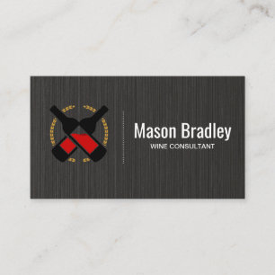 Wine Bottles   Winery Business Card