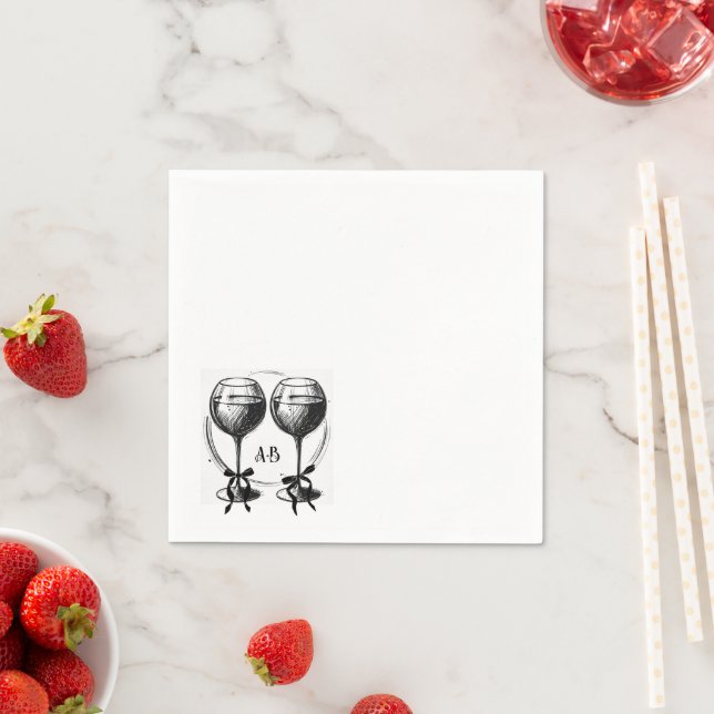 Wine Bows Napkin (Insitu)