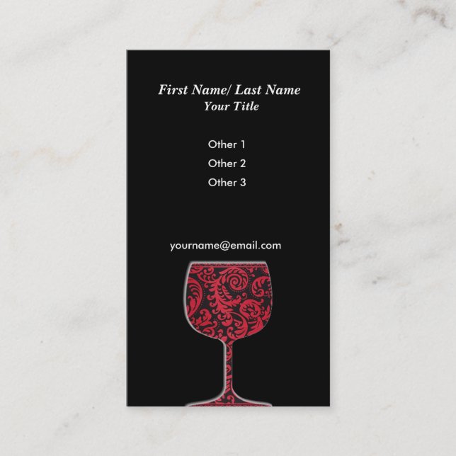 Wine Business Card (Front)