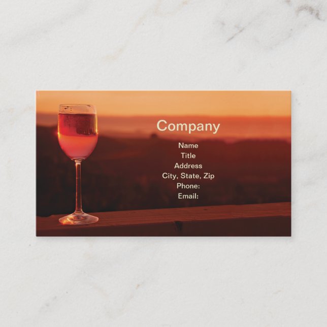 Wine Business Cards (Front)