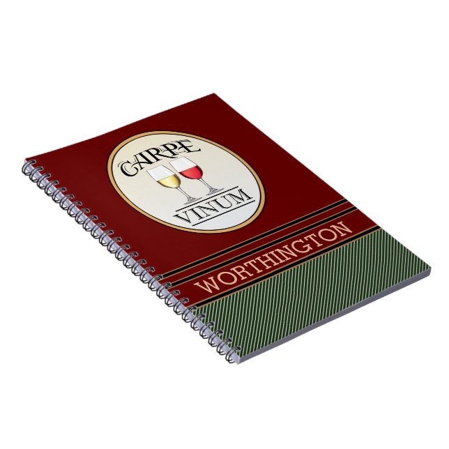 WINE Carpe Vinum Spiral Photo Notebook (Right Side)
