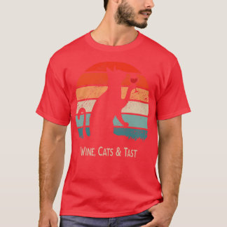 Wine Cats Tast T-Shirt
