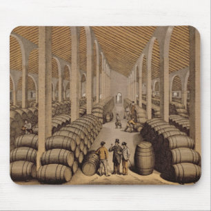 Wine Cellar at Jerez de la Frontera Mouse Mat