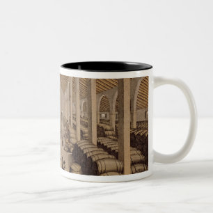 Wine Cellar at Jerez de la Frontera Two-Tone Coffee Mug