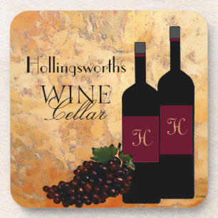 Wine Cellar Personalised Coaster
