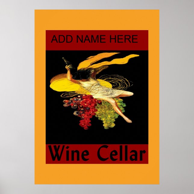 Wine Cellar Sign Blank, ADD NAME HERE (Front)