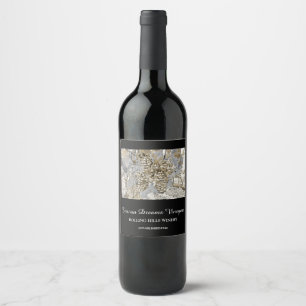 *~* Wine Cellar Vineyard Winery Grape Cluster AR21 Wine Label