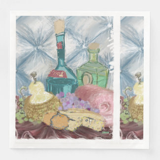 Wine & Cheese Charcuterie  Napkin