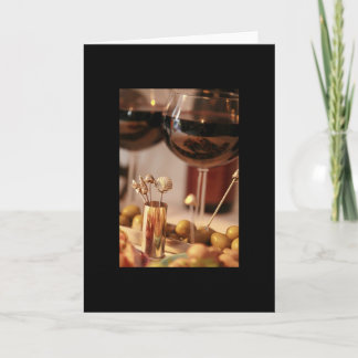Wine & Cheese Party 2- Blank Card
