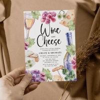 Wine & Cheese Watercolor Housewarming Party