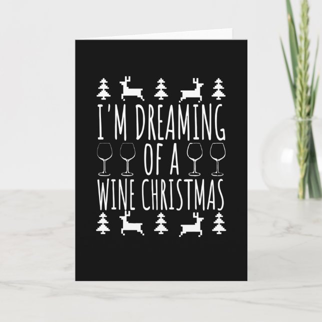 Wine Christmas Card (Front)