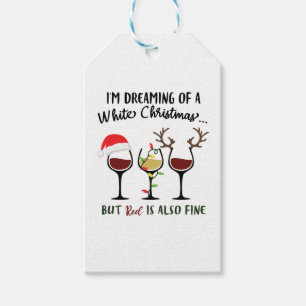 Wine Christmas  Gift Tags