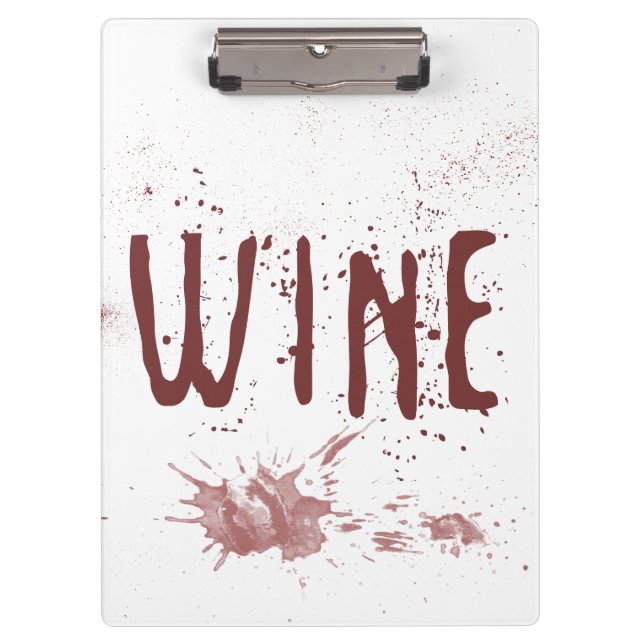 Wine Clipboard (Front)