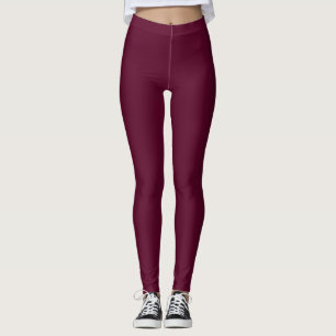 Wine Colour Leggings
