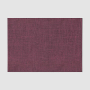 Wine Coloured Burlap Texture Tissue Paper