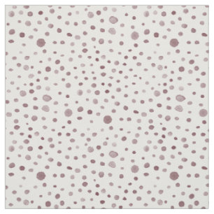 Wine Confetti Watercolor Dots Fabric