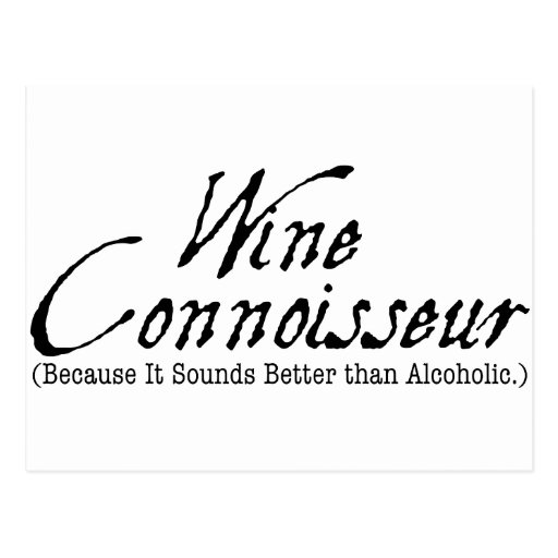 wine connoisseur Postcard
