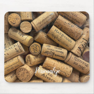 Wine Cork Cluster Mouse Mat