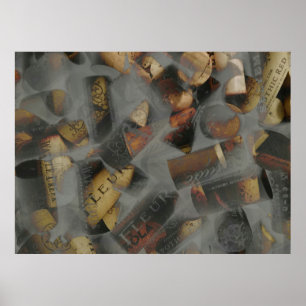 Wine Cork Design Poster