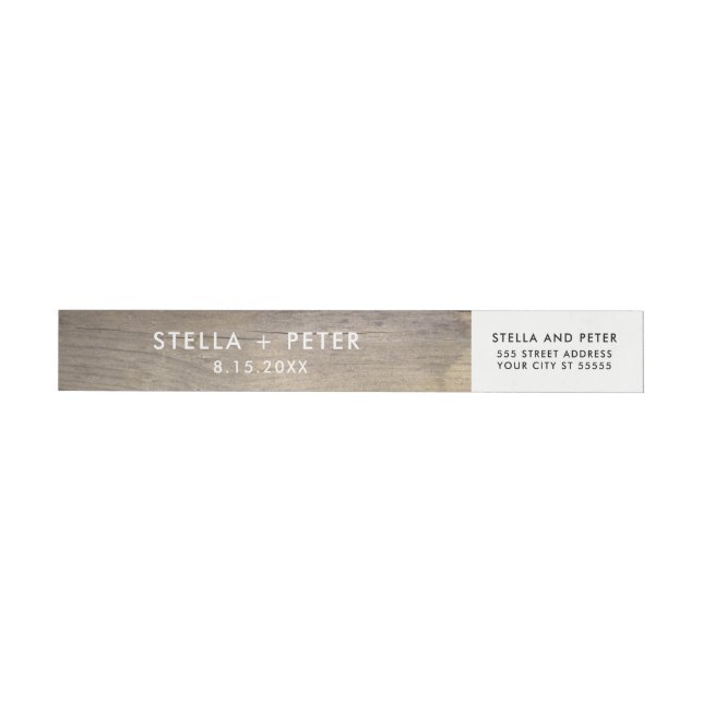 Wine Cork Heart Return Address Label (Individual)