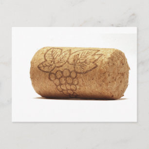 Wine Cork Postcard