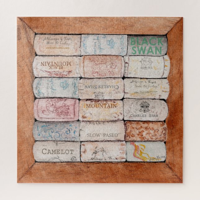 Wine Cork Trivet  Jigsaw Puzzle (Vertical)