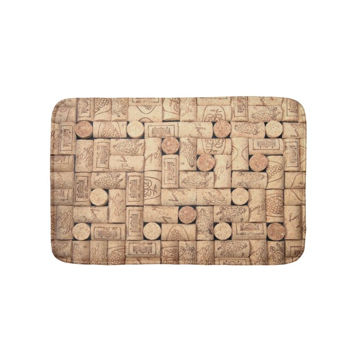 Wine Corks Bath Mat Zazzle