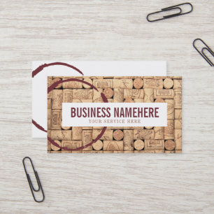 Wine Corks Business Card