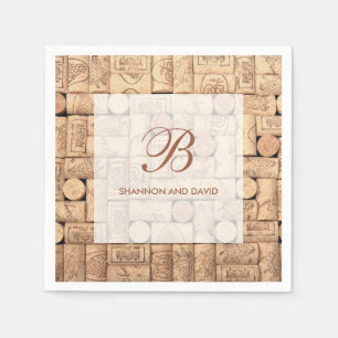 Wine Corks Custom Napkins