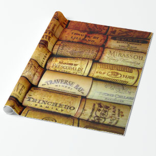 Wine Corks Galore Wrapping Paper