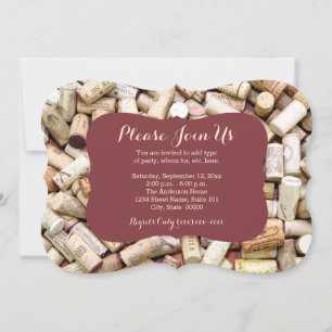 Wine Corks Invitations